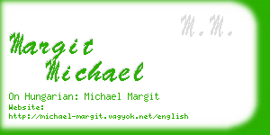 margit michael business card